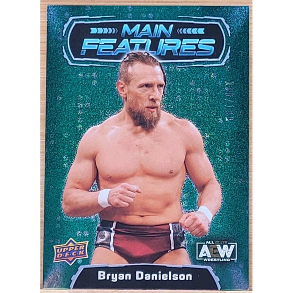 2022 UPPER DECK AEW BRYAN DANIELSON  MAIN FEATURES GREEN #D/199‎